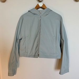 JNBY Sky Blue Hooded Waist Jacket